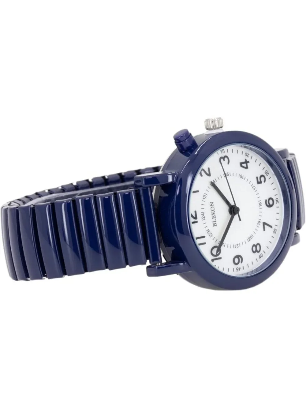 Light Up Dial Women's Watch, 33mm Metal Case, Analog Display, Glossy Band